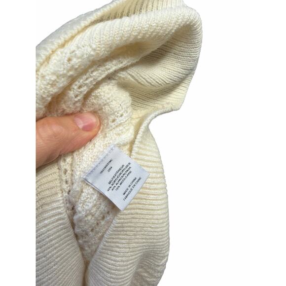 Derek Lam 10 Crosby Shea Pointelle-Knit Button Front Top - Picture 10 of 10